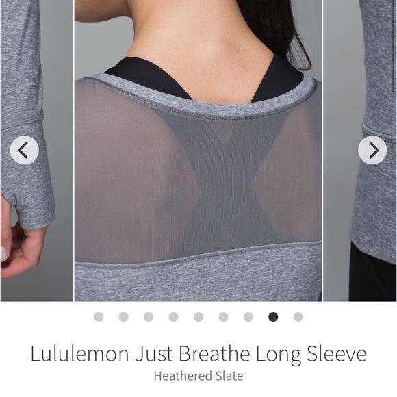 lululemon Just Breathe Long Sleeve size 4-6 - Picture 9 of 12